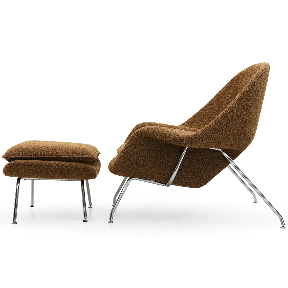 Womb Chair And Ottoman Replica in Fabric FA040-F